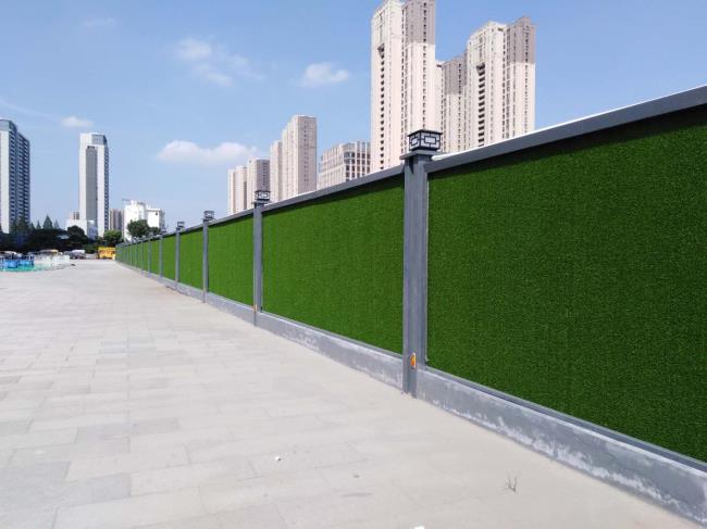 草坪围挡给城市建设带来的变化