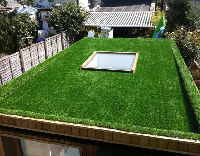 人造草坪可以进行屋顶绿化吗
